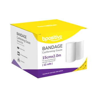 bpositive Bandage Conforming Gauze 15cm x 2m PKT/12