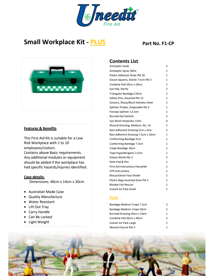 First Aid Kit Tackle Box